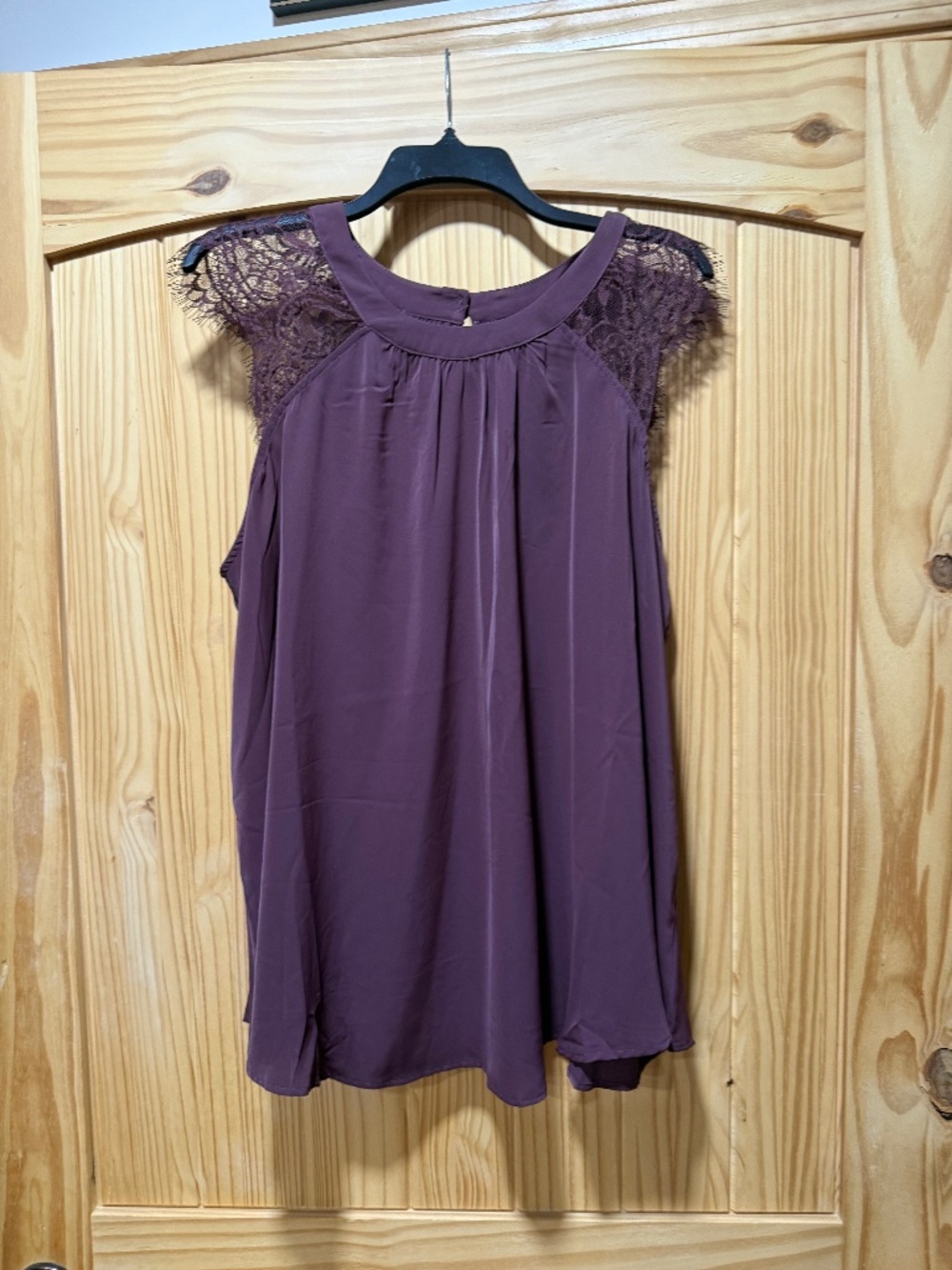 Torrid satin lace halter top NWOT